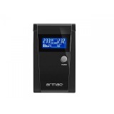 Armac Office 650E LCD 650VA / 390W Vonalinteraktív UPS Fekete (O/650E/LCD)