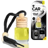 AROMA CAR Aroma-Car Wood fakupakos illatosító - Black - 6ml