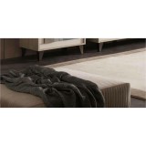 ArredoClassic AC Ambra Day négyzet alakú puff, Cat. B szövettel