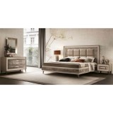 ArredoClassic AC Ambra hálószoba - szilfa-márvány, 180x200 cm ággyal, 6-ajtós szekrénnyel