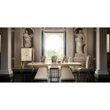 ArredoClassic AC Diamante Day étkező - arany, 200x110 cm (+50 cm hosszabbítható) étkezőasztallal