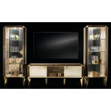 ArredoClassic AC Diamante Day TV szekrény szett (TV szekrény + 2x 1-ajtós vitrines szekrény)