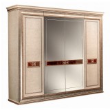 ArredoClassic AC Dolce Vita 4-ajtós gardróbszekrény, 2 tükrös ajtóval