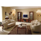 ArredoClassic AC Donatello Day nappali/ülőbútor - dió, Cat. B szövettel