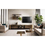 ArredoClassic AC Essenza Day nappali/ülőbútor - kőris-márvány, Cat. B szövettel