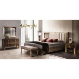 ArredoClassic AC Essenza hálószoba - kőris-márvány, 160x200 cm ággyal