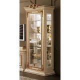 ArredoClassic AC Leonardo Day 1-ajtós vitrines szekrény díszkoronával