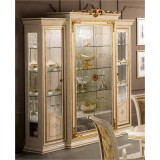 ArredoClassic AC Leonardo Day 4-ajtós vitrines szekrény díszkoronával