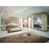 ArredoClassic AC Liberty hálószoba - bézs, 160x200 cm ággyal, 6-ajtós szekrénnyel