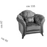 ArredoClassic AC Melodia Day fotel, Cat. B szövettel