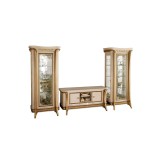 ArredoClassic AC Melodia Day TV szekrény szett (TV szekrény + 2x 1-ajtós vitrines szekrény)