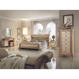 ArredoClassic AC Melodia hálószoba - bézs, 160x200 cm ággyal