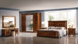 ArredoClassic AC Modigliani hálószoba - dió, 160x200 cm ággyal, 4-ajtós szekrénnyel