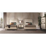 ArredoClassic AC Poesia hálószoba - márványmintás fedlapokkal, 120x190 cm ággyal