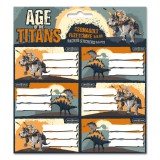 Ars Una Age of the Titans, dinoszaurusz füzetcímke 18 db