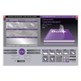 Ars Una Átlátszó virágmintás öntapadós tankönyvborító 50x31