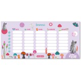 Ars Una: Cute Animals - Kitten cicás kétoldalas órarend