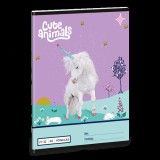 Ars Una Cute Animals Unicorn 25 (5448) A5 21-32 vonalas füzet