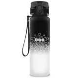 Ars Una: Fekete-fehér BPA-mentes színátmenetes kulacs 600 ml