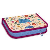 Ars Una: Flower Power töltött tolltartó 13x19x4cm