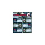 Ars Una: Flying Shark füzetcímke - 3 x 6 darab