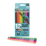 Ars Una: háromszögletű 12 darabos színes ceruza