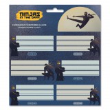 Ars Una Ninjas füzetcímke 18 db, Ninjas in the Dark