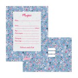 Ars Una: Pearl Blossom Blue 10 db-os meghívó szett borítékkal