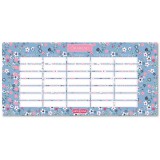 Ars Una: Pearl Blossom Blue virágos kétoldalas órarend