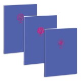 Ars Una: Soft Touch Violet Spring extra kapcsos ponthálós füzet A/4