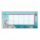 Ars Una Stardust, unikornis órarend, 23x11 cm, kétoldalas