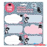 Arsuna Ars Una Think Pink csomagolt füzetcímke (3x6 db)