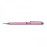 ART CRYSTELLA Golyóstoll, Crystals from SWAROVSKI®, rózsaszín, középen rózsaszín kristályokkal töltve 14cm