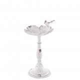 Art-Pol Koptatott fehér öntöttvas madáritató állvány 27x15x17cm