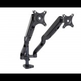 ART RAMM L-18GD 10"-32" Asztali Monitor tartó - Fekete (2 kijelző) (RAMM L-18GD)