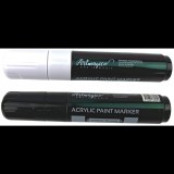 Artmagico Akrylový popisovač Jumbo 15 mm, 2 ks, černý, bílý (8594222520160)