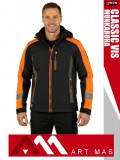 Artmas CLASSIC VIS ORANGE technikai softshell munkakabát - munkaruha