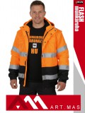Artmas HI-VIS ORANGE FLASH technikai bélelt vízálló télikabát - munkaruha