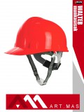 Artmas WALTER RED racsnis beállítású munkavédelmi sisak sisakszíjjal - egyéni védőeszköz