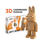 Arty nyuszi 3D festhető karton puzzle (Cartonic)