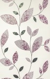 AS Lila-fekete levél mintás tapéta (30095-5)