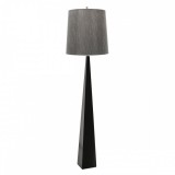 Ascent Elstead álló lámpa 181cm fekete, sötétszürke, szatén nikkel