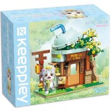 Ash macska tejivó háza | 411 db építőkocka | építőjáték | QMAN K28007