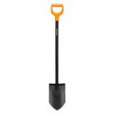 Ásó, hegyes, FISKARS "Solid", fekete