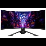 Asrock 34" PG34QRT2B 21:9 WQHD VA Ívelt Gaming Monitor - Fekete (90LXA0H0-A0E1A0V)