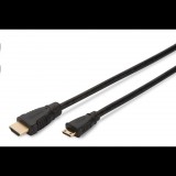 Assmann AK-330106-020-S HDMI kábel C-A típusú M/M 2m (AK-330106-020-S) - HDMI