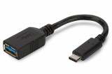 Assmann Digitus AK-300315-001-S USB kábel USB 3.2 Gen 1 (3.1 Gen 1) 0,15 M USB C USB A Fekete