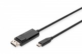 Assmann Digitus AK-300334-020-S video átalakító kábel 2 M USB C-típus DisplayPort Fekete