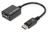 Assmann Digitus AK-340403-001-S video átalakító kábel 0,15 M DisplayPort VGA (D-Sub) Fekete