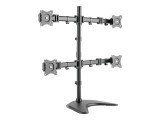 Assmann DIGITUS DA-90364 Universal Monitor Stand, 4xLCD, 27, max. load 8kg, adjustable and rotated 360